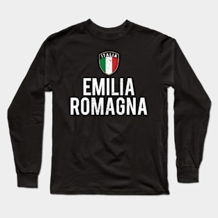 Emilia Romagna Pride Romagnolo Roots Emiliano Heritage Long Sleeve T-Shirt